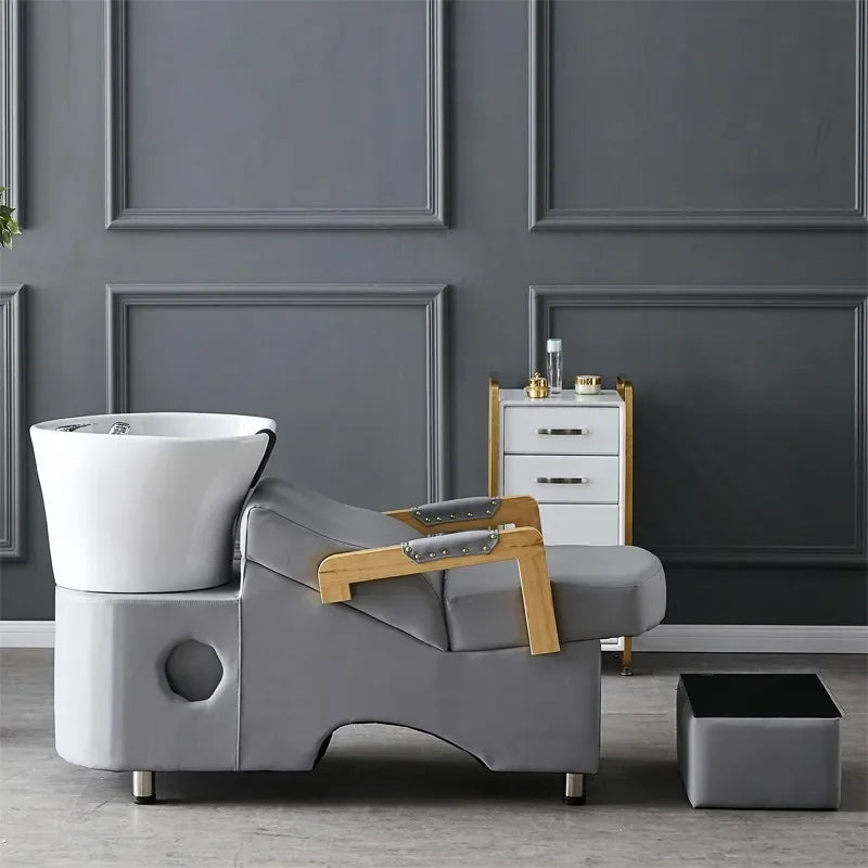 Headspa Bed Bac Shampooing Coiffeur A Domicile Hair Salon Chair Professional Hairdresser Washing Machine Spa Water Hoop Cosmetic