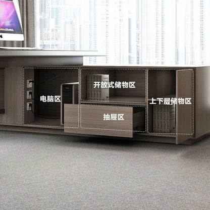 Storage Modern Office Desks Workstation Computer Desktop Reception Office Table Drawers Scrivania Con Cassetti Luxury Furniture