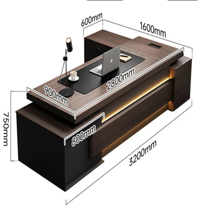 Organization Office Desk Study Computer Ergonomic Writing Office Desk Corner Standing