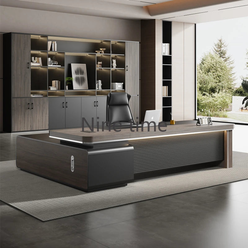 L Shaped Monitor Office Desks Gaming Accessories Standing Storage Computer Desks Setup Small Mesa De Escritorio Room Furniture