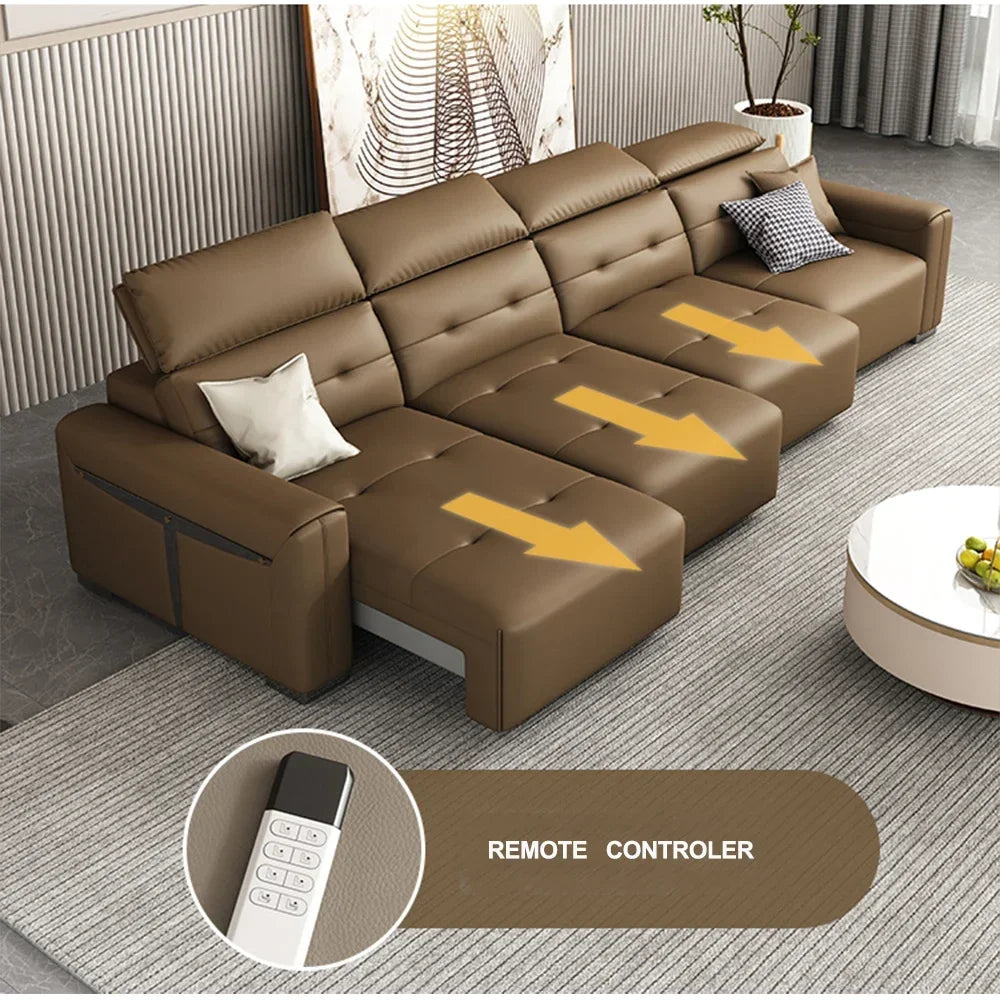 Transform Your Living Room With MANBAS Electric Convertible Sofa Bed Multifunctional Folding Sofa Beds For Cinema Living Room
