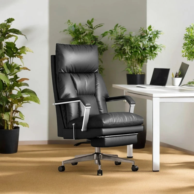 Nordic Recliner Office Chair – Ergonomic Designer Lounge Armchair for Floor