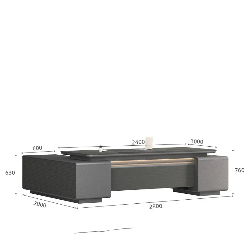L-Shaped Gaming Desk: Modern Computer Desk for Office