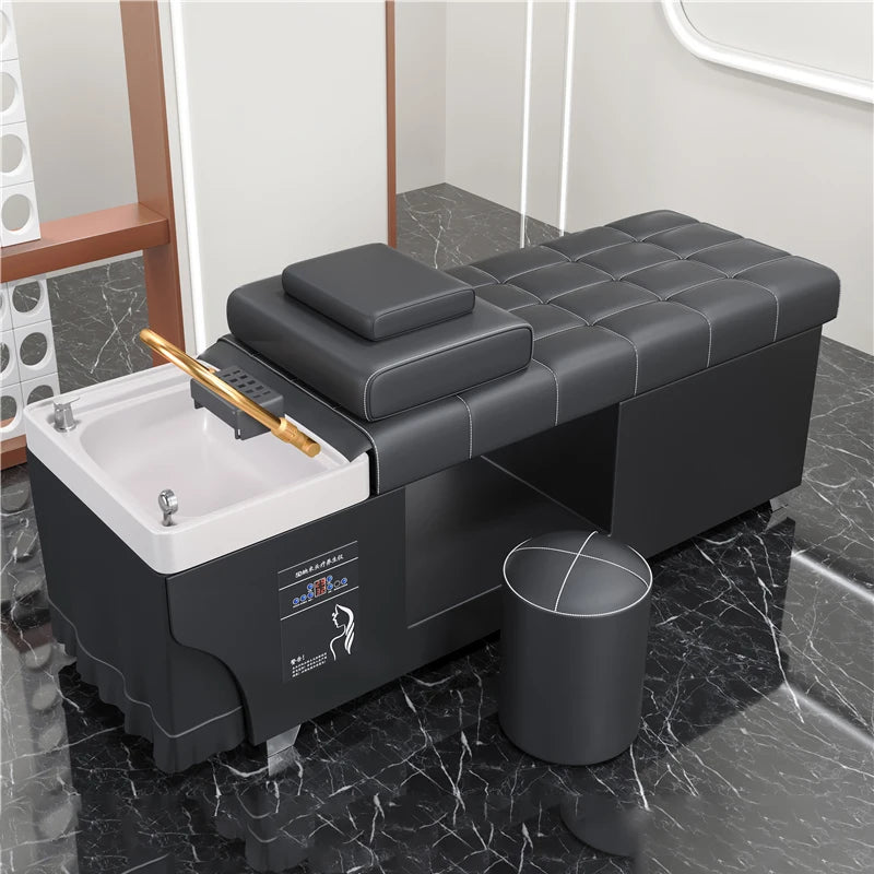 Spa Bed Hair Massage Stock Headspa Shampoo Chair Chinese Wash Hairstyle Luxury Hairdressing Camillas Masaje Salon Washbasin