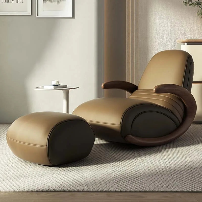 Ergonomic Balcony Chair – Luxury Rocking Lounge Chair