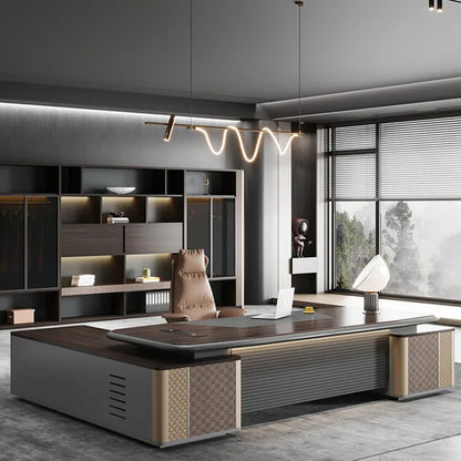 Executive Desk Office Desks Furniture Computer Reading Room Offer Modern Study Table Multifunction Home Minimalist Professional