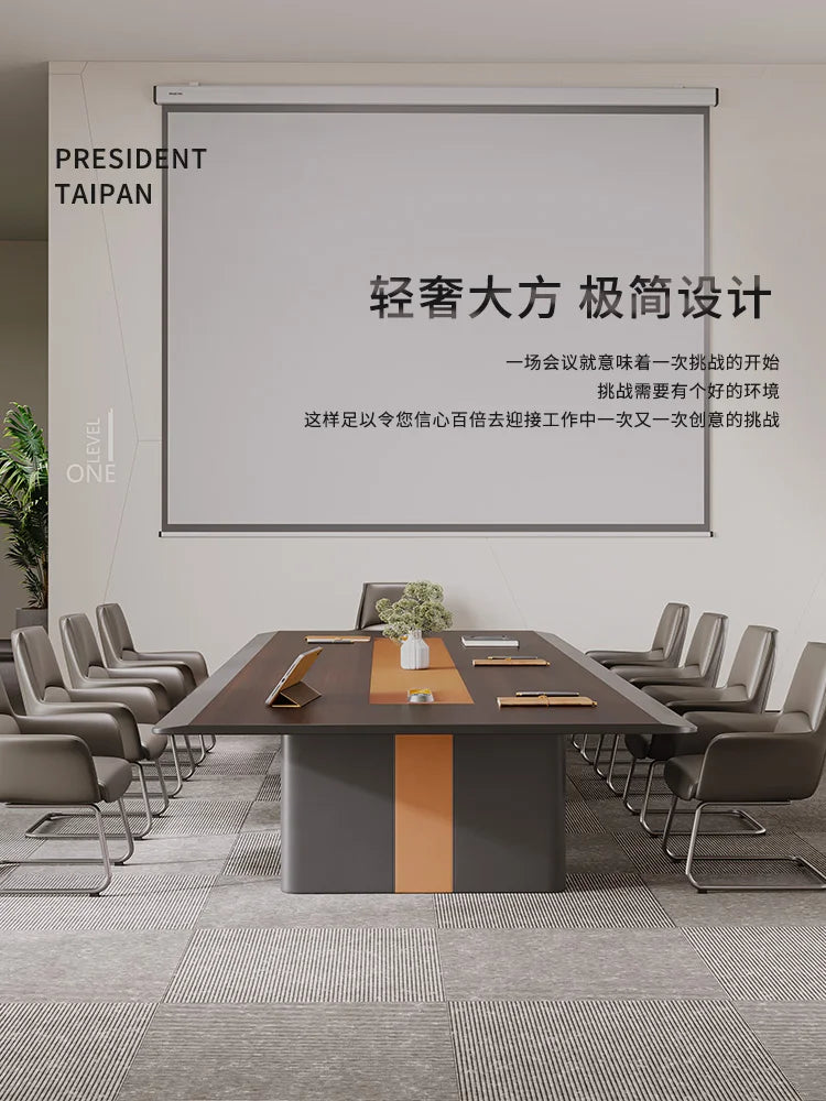 Modern Large scale employee training Conference Table and chair