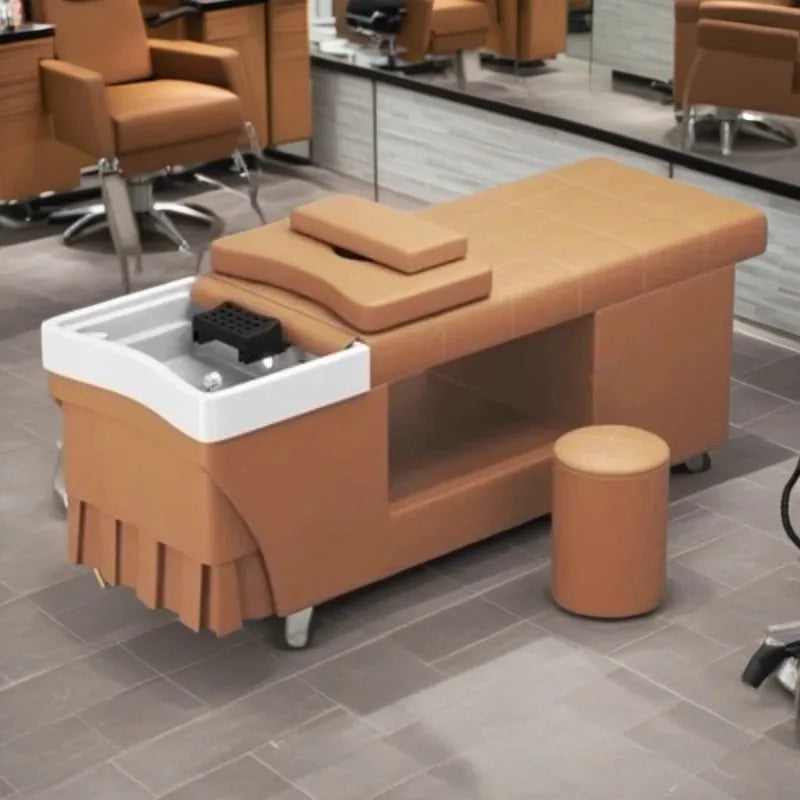 Hair Salon Chair Spa Equipment Mobility Hairdressing Chairs Aesthetics Shampoo Beauty salon chairThai Massage Bed Styling