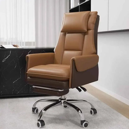 Waterproof Elastic Office Chair Gel Memory Executive Reclining Office Chair Neck Support Sillas De Escritorio Furnitures