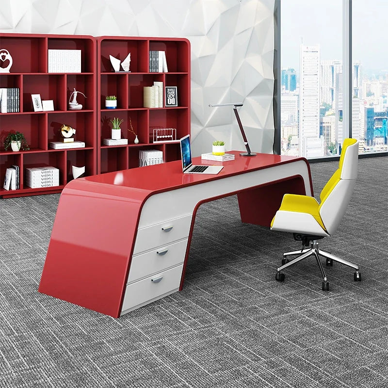 Desk Simple Table Modern Sofa Side Home Office Desks Reading Computer Corner Writing Escritorio Reception Study