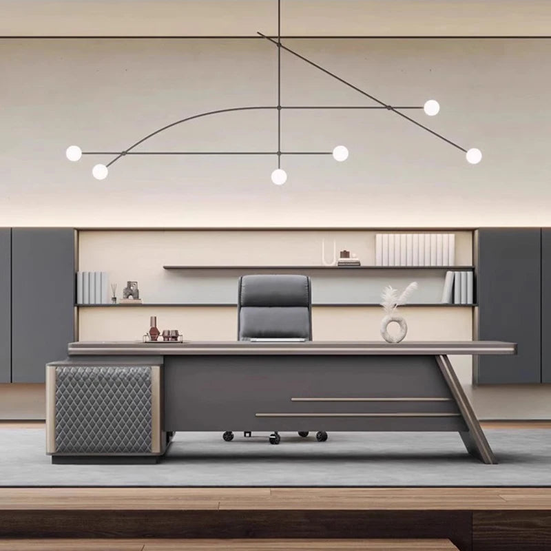 Height Desk Workstation Midi Writing Table Office Accessories Computer Executive Gaming Tables Corner Study Tavolino
Minimalist