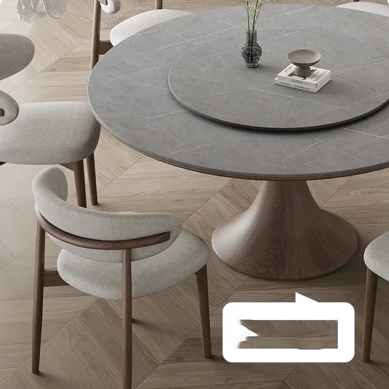 Round Dining &amp; Conference Table Set with 4 Chairs