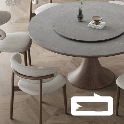 Round Dining &amp; Conference Table Set with 4 Chairs
