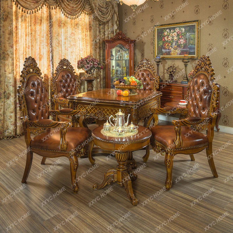 Electric Mahjong Table Solid Wood Mahjong Machine Automatic Dining Table