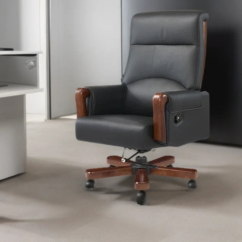 Ergonomic Office Chair with Lazy Leg Rest - Nordic Design.