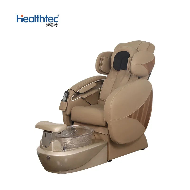 Manufacturer hot-selling automatic reclining chair fabric craft foot bath hydrotherapy massage high-end foot therapy chair