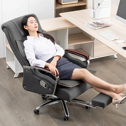 Luxury Massage Office Chairs Ergonomic Comfortable Floor Armrest Recliner Office Chairs Swivel Chaise De Bureau Rome Furniture