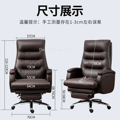 Luxury Ergonomic Computer Armchair – Weightless, Reclining, and Rotating