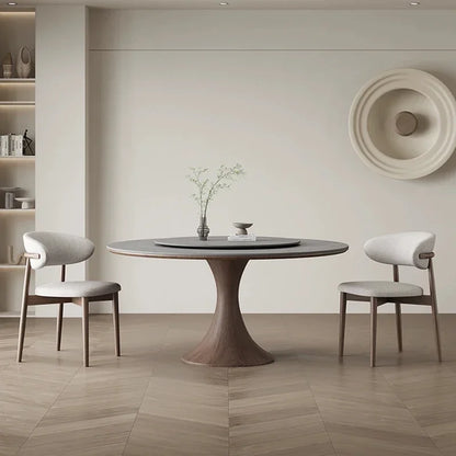 Round Dining &amp; Conference Table Set with 4 Chairs