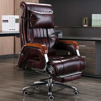 Comfy Chaise leather Office Chair