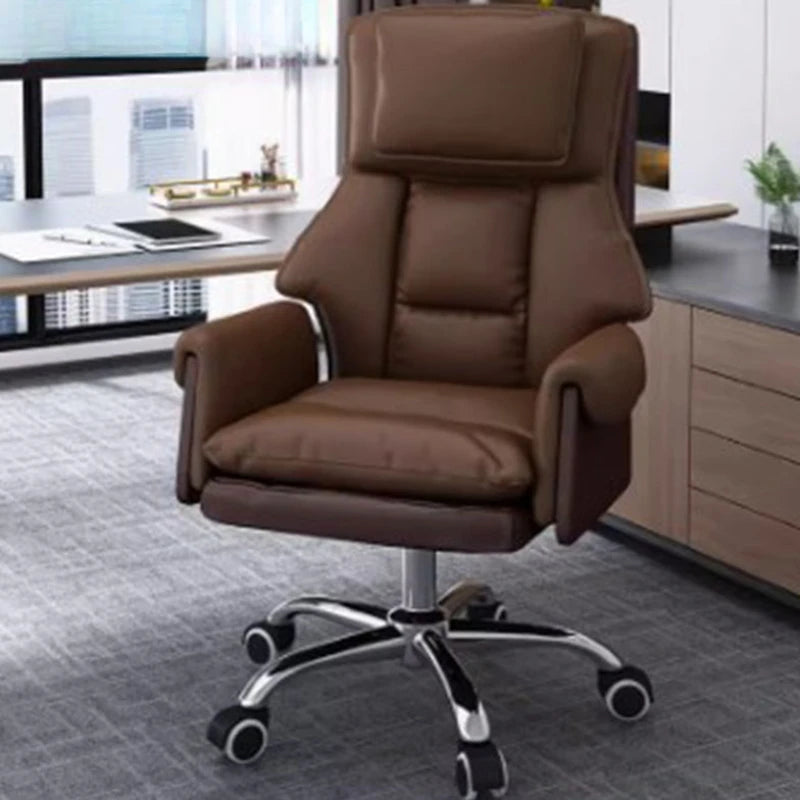 Luxury Kawaii orange office chair