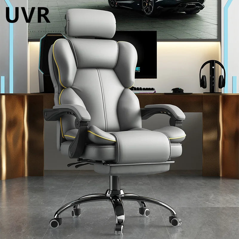 UVR Comfortable Executive Computer Seating Home Internet Cafe Racing Chair Safe Durable WCG Gaming Chair With Footrest