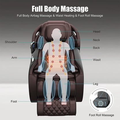 Warehouse in USA SL heat thai Stretch Massage Chair Hot Sale 3d Luxurious Massage Chair 2024 full body zero gravity electric