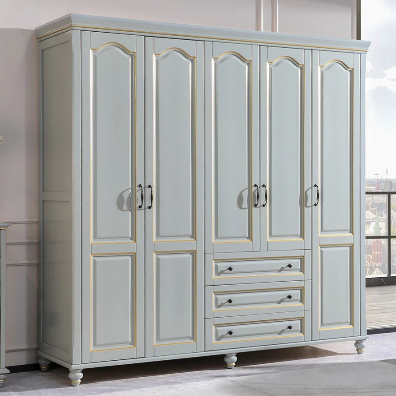 Multilayer Drawer Wardrobe – Open Closet with Shelves for Bedroom Storage