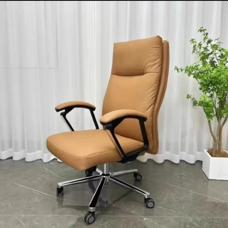 Modern Leather gaming chairs Black Italy Office Person Recliner Relaxing Design Reclining Armchairs Furniture Entrance Hall