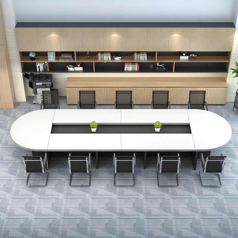 Fashionable office furniture multi-person conference table large business conference table simple modern rectangular negotiation