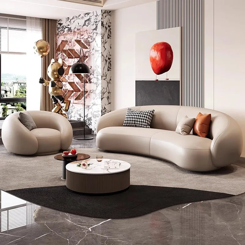 Loveseat Sofa Set Living Room Furniture Individual Armchair Floor Couch Sofas Bed Modern De Salon Recliner Chair Minimalist Home