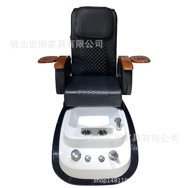 Nail Art Sofa Electric Foot Bath Massage Chair Hand And Foot Care Multifunctional Foot Wash Chair Special Eyelash Salon Lash Bed