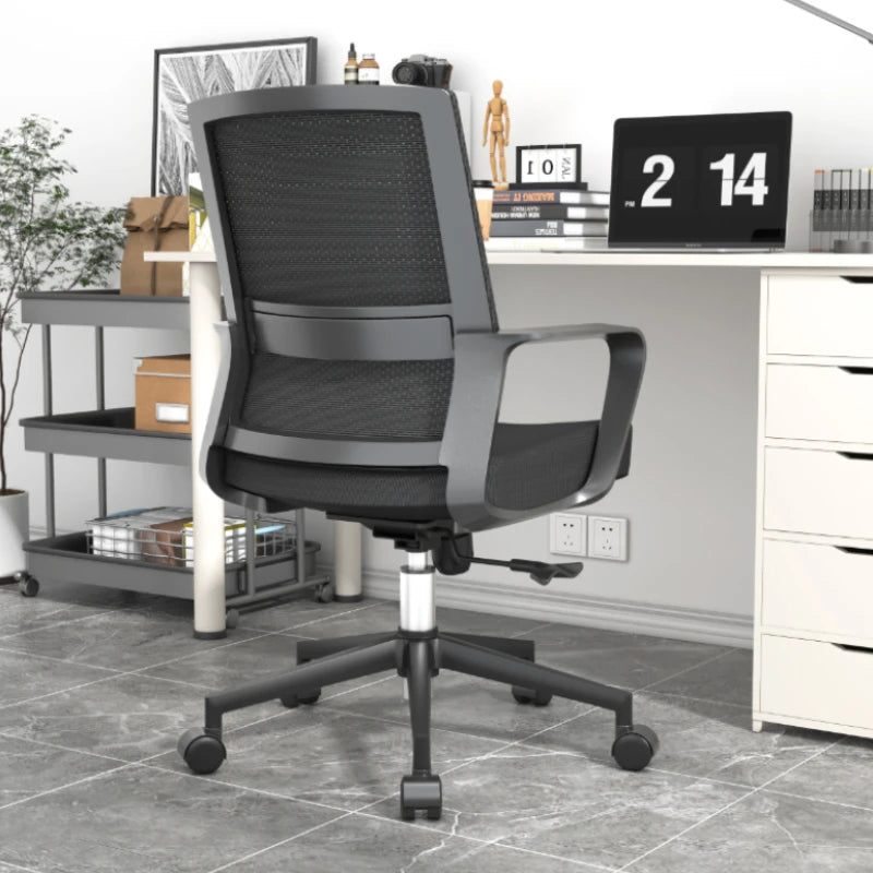 Wheels Ergonomic Design Office Chair Back Rest Adjustable Modern Office Chair Fancy Meditation Cadeira De Escritorio Furniture