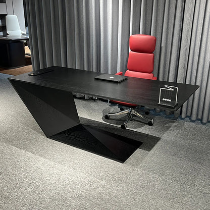 Drawers Standing Office Desk Black Living Room Supplies Writing Computer Desks Luxury European Mesa Escritorio Modern Furniture