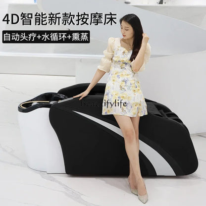 High-End Electric Intelligent Massage Shampoo Bed Automatic Thai Hair Head Treatment Flushing Bed Hair Salon