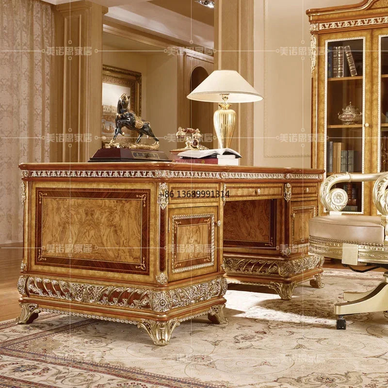 Custom-Made Solid Wood Desk