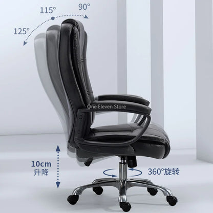 Gamer office chair with recliner and kneeling option