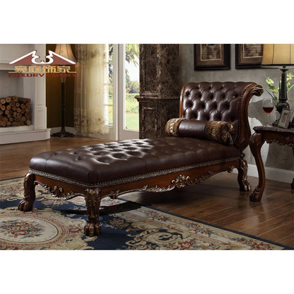 Luxury Bedroom Furniture Genuine Leather Queen/king Size Beds