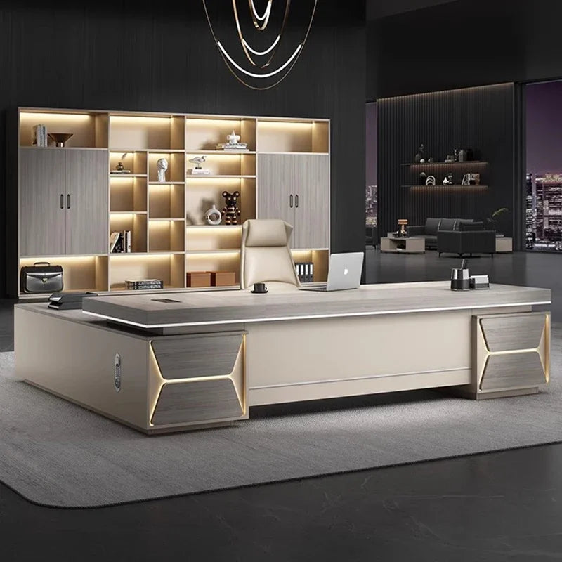 Desktop Desk Office Desks Computer Offices Accessories Professional Study Table Automatic Bedroom Executive Seating Furniture