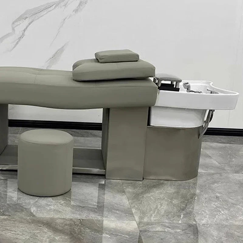 Nordic Shampoo Bed Washing Equipment Professional Salon Makeup Chair Hair Washbasins Spa Wash Mobilier Coiffure Washbasin Beauty