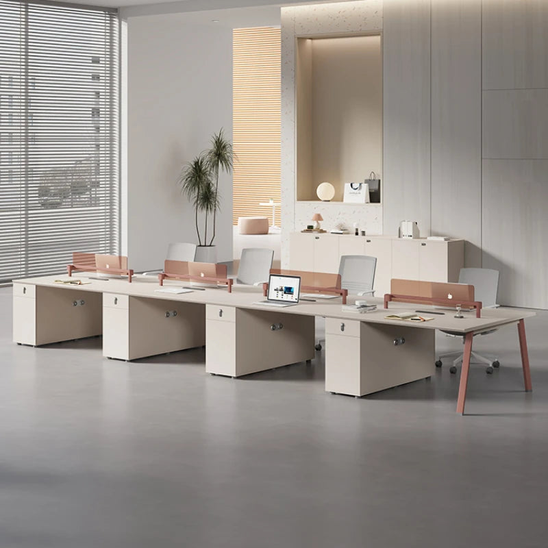 Desk Storage Computer Study Table Gaming Office Simple Corner Reading Desktops Modern Conference Aesthetic Escritorio Room Desks