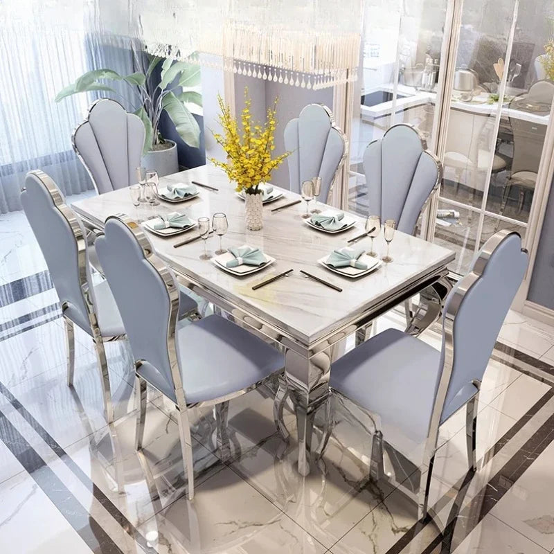 Luxury Organizer Dining Table Nordic Living Room Restaurant Dining Tables Luxury Modern Mesas De Jantar Kitchen Furniture
