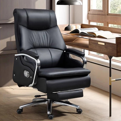 Modern Floor Massage Office Chair Recliner Leather Executive Fashion Working Chair Design Hand Silla De Oficina Office Furniture
