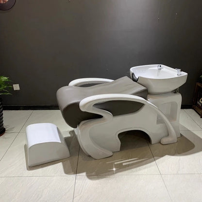 Professional Recliner Shampoo Chair Spa Supplies Hairdresse Shaving Salon Chairs Luxury Simple Shead Spa Massage Bed Furniture
