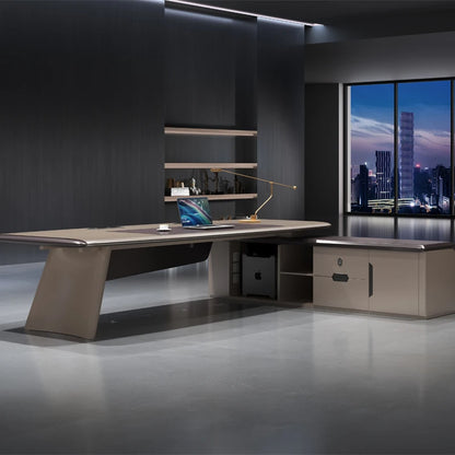 L Shaped Reception Office Desk Standing Organizers Supplies Writing Computer Desks European Executive Mesa Escritorio Furniture