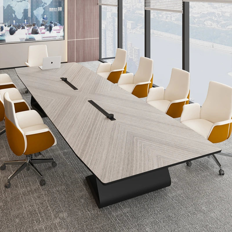 Large conference table Long table Negotiation table Training Office meeting room Receptionand chair combination