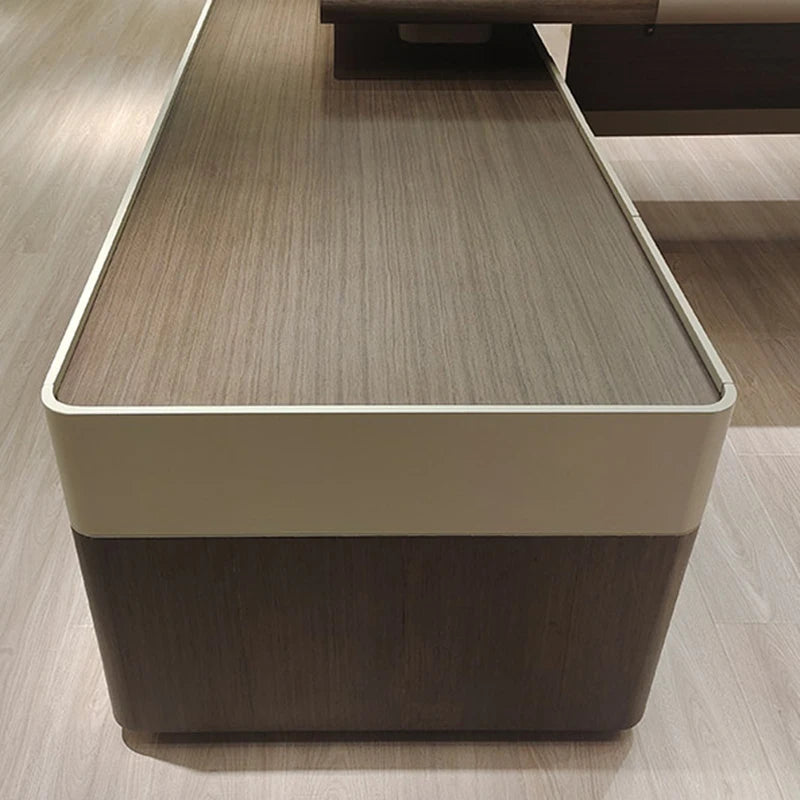 Shaped Executive Office Desk Study Table Modern Corner Workflow Bedroom Meeting Drafting Mesa Tavolo Da Lavoro Furniture