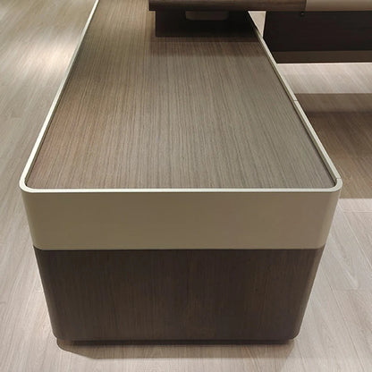 Shaped Executive Office Desk Study Table Modern Corner Workflow Bedroom Meeting Drafting Mesa Tavolo Da Lavoro Furniture