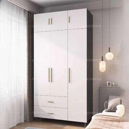 Nordic Storage Wardrobes Luxury Doors Modern Living Room Closet Wardrobe Cabinet Shelves Rangement Chambre Bedroom Furniture