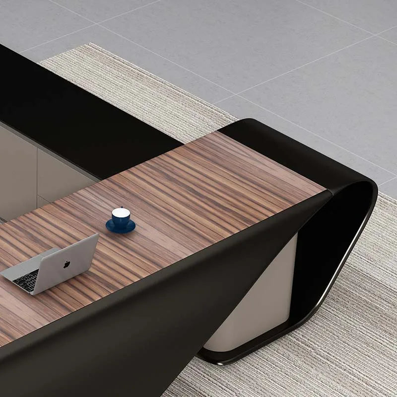 Luxury L-Shaped Executive Desk for Office